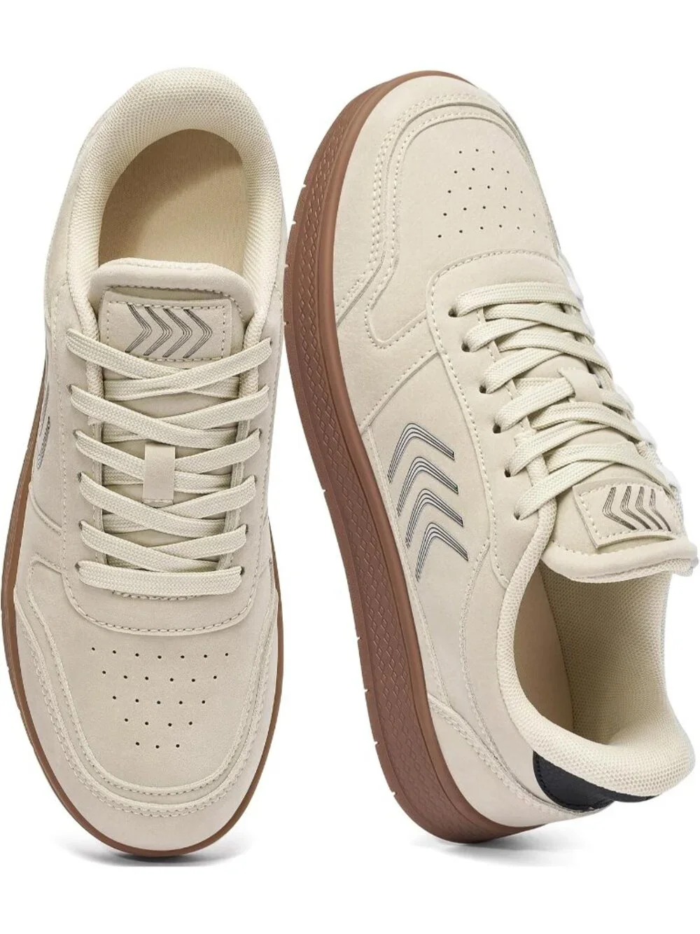 Women's Beige Lightweight Slip On Comfortable Chic Color Casual Fashion Sneaker